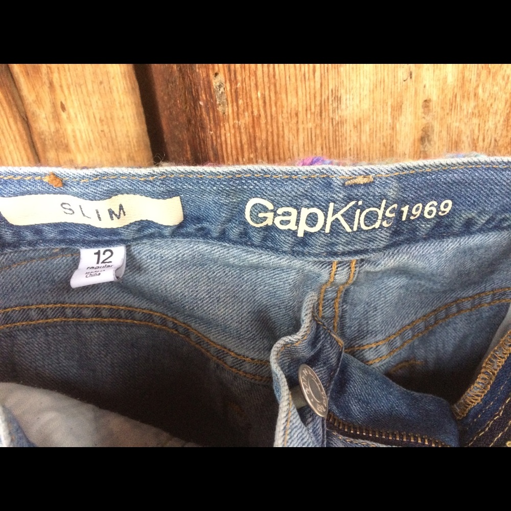 GapKids 1969 jeans-size 12 slim - Picture 6 of 7